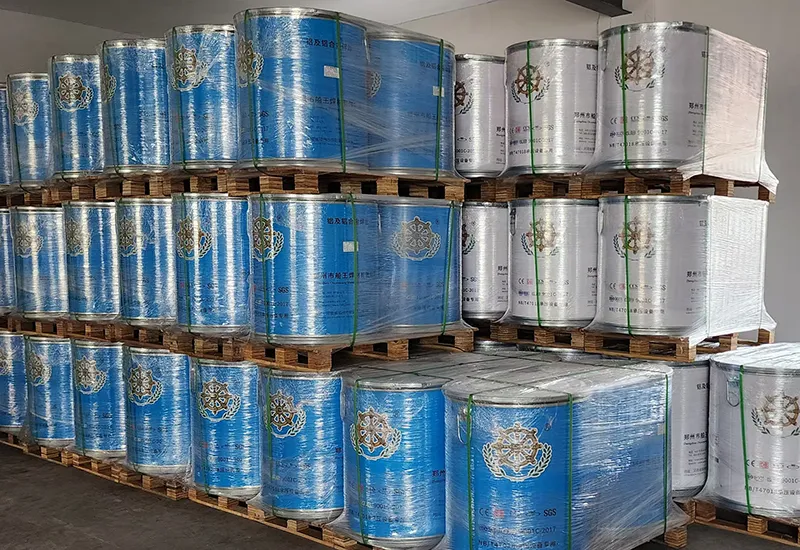 Drum packaged welding wire