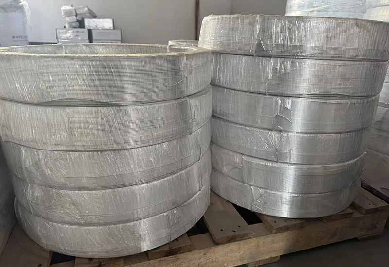 Coiled welding wire (without spool)