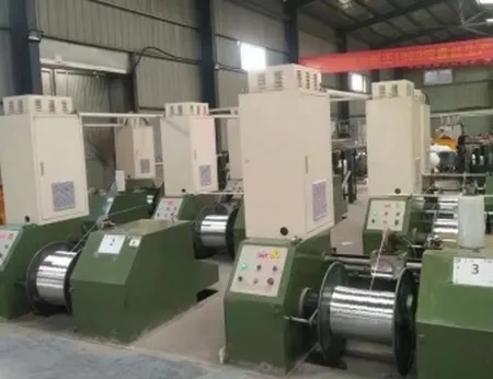 Wire cleaning line
